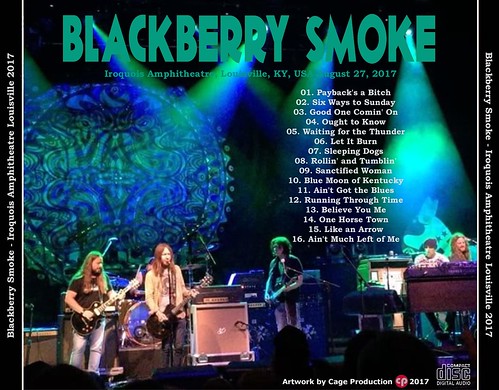 Blackberry Smoke-Louisville 2017 back