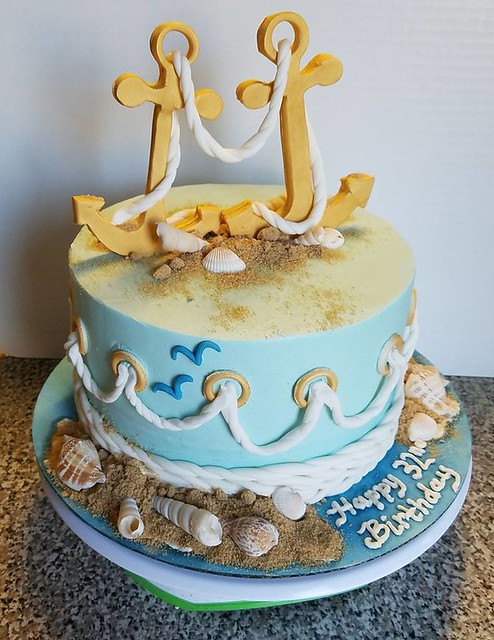 Anchor Cake by Rebecca Story of Becky's Cakes & Pastries