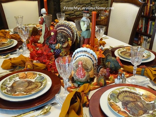 Thanksgiving Tablescape and Blog Hop – From My Carolina Home