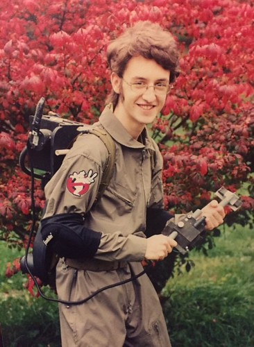 Artist Anthony Snyder's Senior Photo. From Cosplay is not just-play: One Ghostbuster's Story