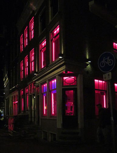 Red Light District in Amsterdam, Holland