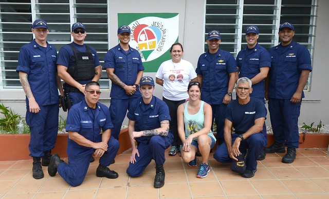 Coast Guardsmen deliver donations to orphanage in Isabela, Puerto Rico