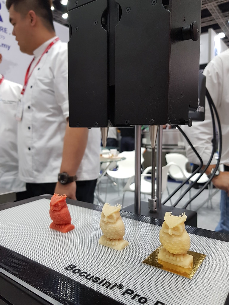 3D food printing @ FHM2017 KLCC