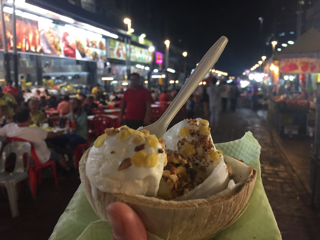 Coconut Ice cream at the night market!