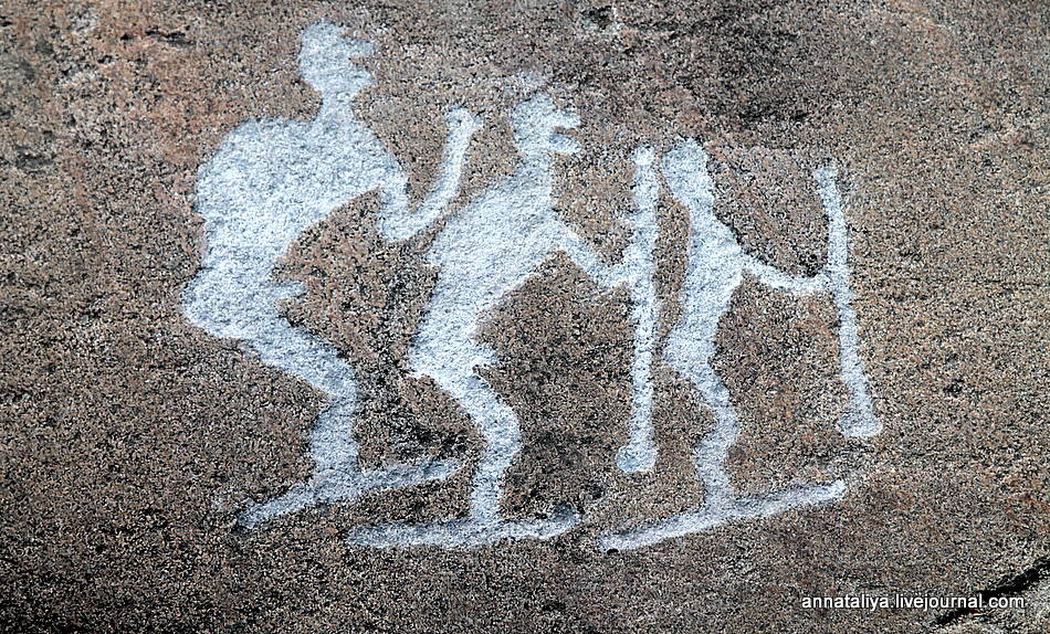 Нарисовали что-то там на скале. И вот уже 6 тысяч лет никто оттереть не может! 