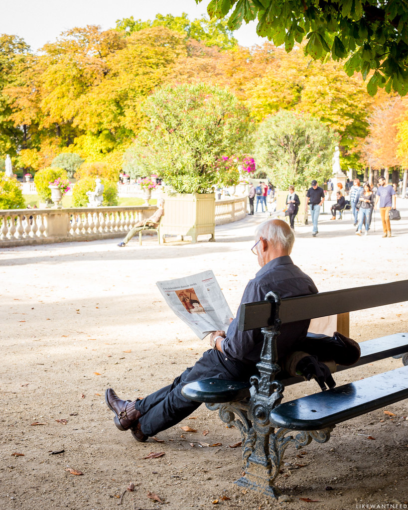 Reading, Jardin du Luxembourg