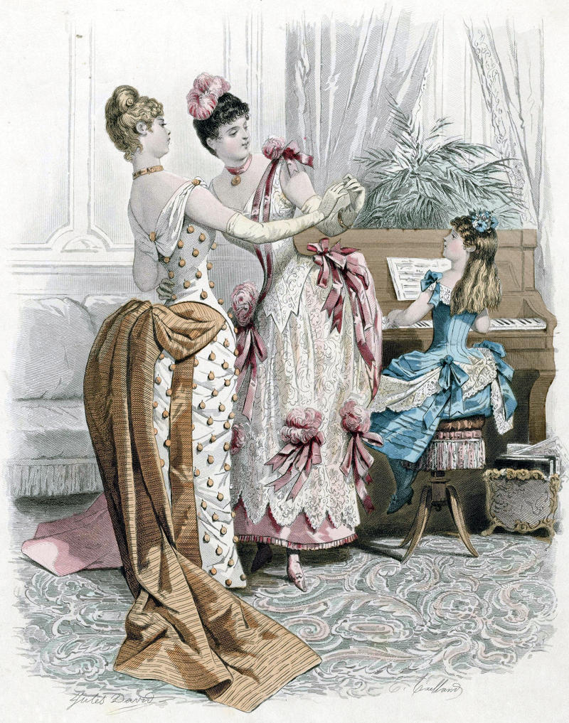 1885 Fashion plate