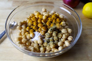 season and spice the chickpeas