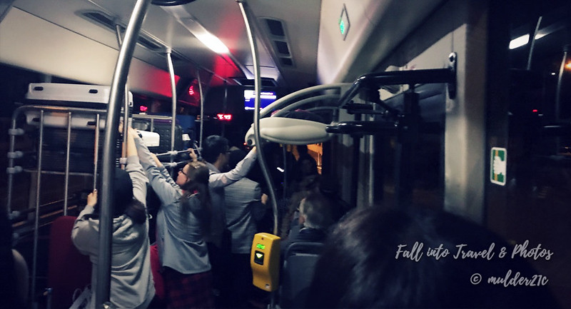 프라하 공항버스는 캐리어 두는 곳이 버스 안에 있어서 캐리어 두기가 여간 쉽지 않다
