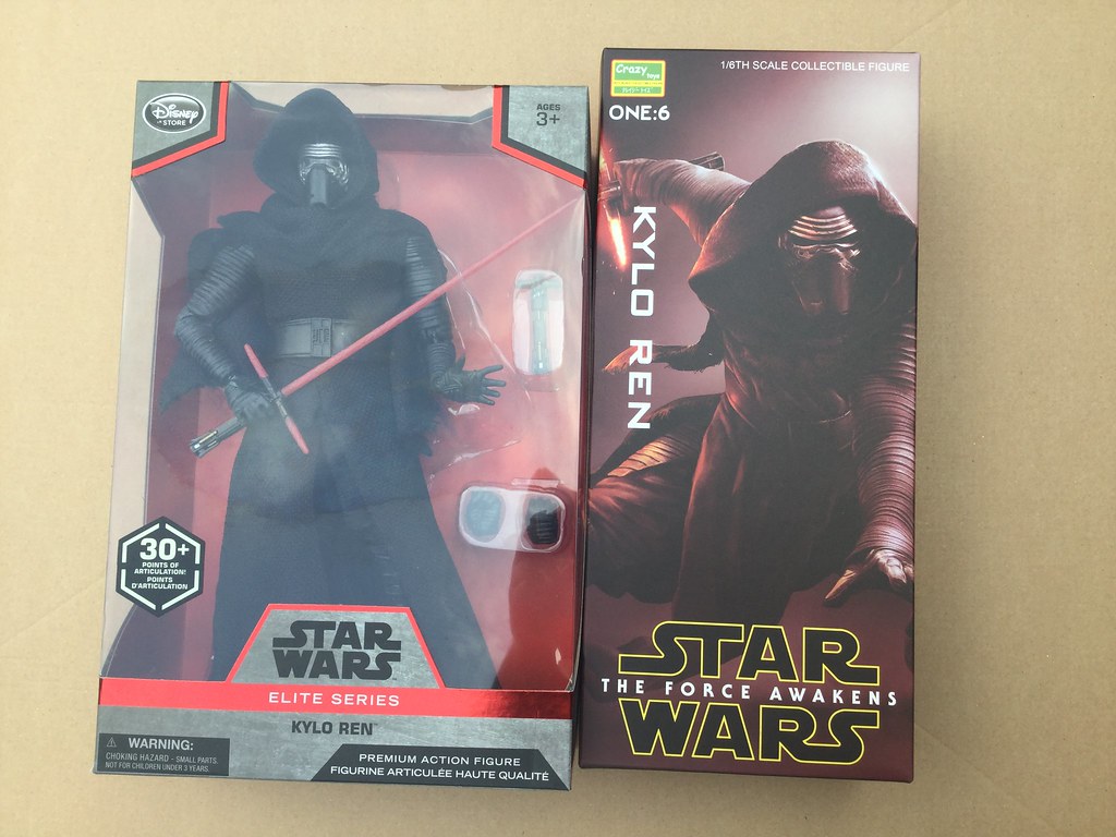 CRAZY TOYS STAR WARS KYLO REN 1/6TH SCALE COLLECTIBLE ACTION FIGURE NEW IN BOX