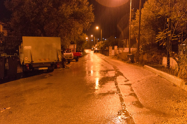 Νυχτερινή φθινοπωρινή βροχή Ψίνθος (04/11/2017)