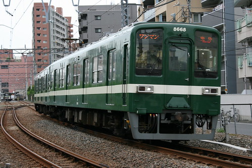 Tobu 8000 series(8568F) near Kameido.Sta, Koutou, Tokyo, Japan /Sep 27, 2017