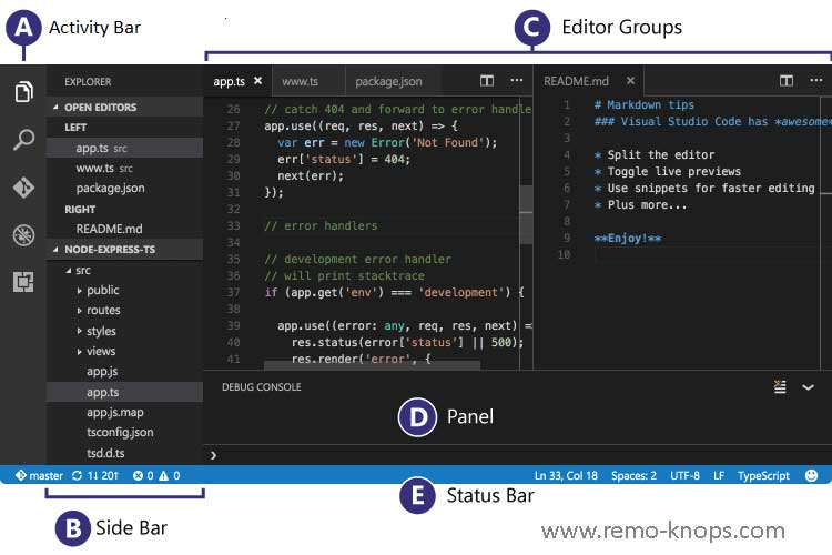 Visual Studio Code - A Notepad++ Alternative Userinterface
