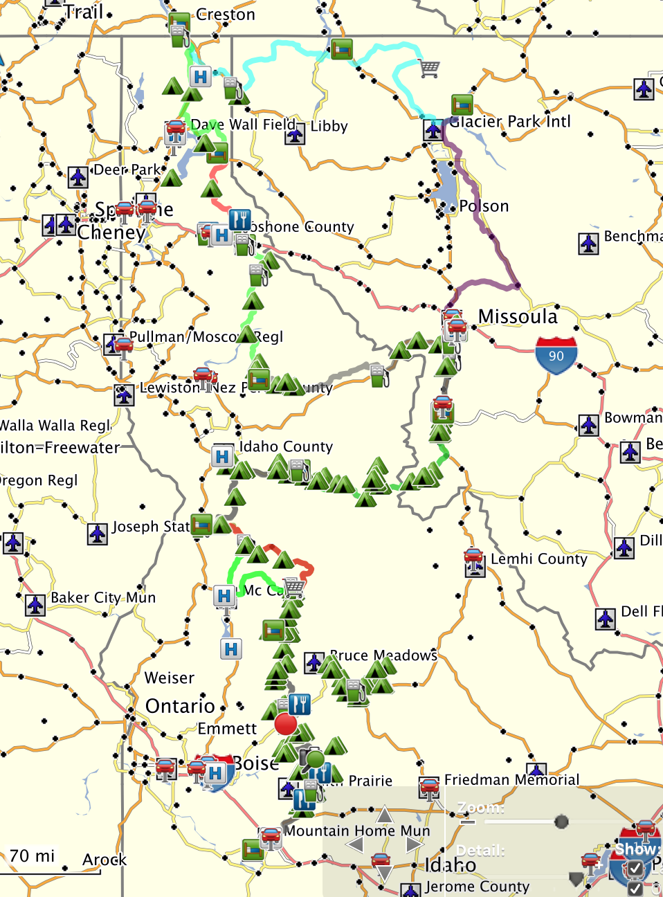 Idaho ID BDR & Glacier Loop On WR250R: Navigating fires and hot temps ...