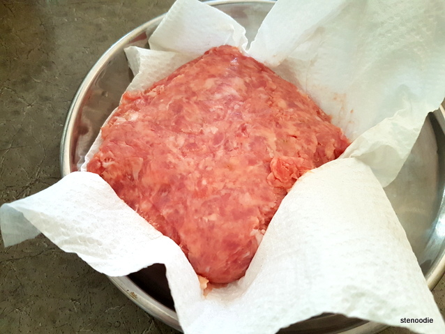 drying pork sausage 