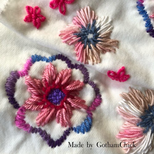 Freeform Yarn Embroidery