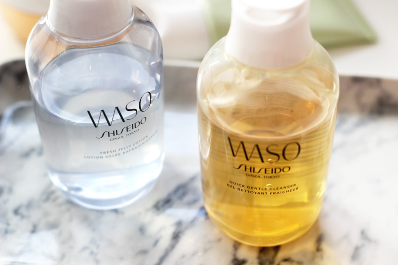 Shiseiso Waso Gentle Cleanser and Fresh Jelly Lotion Review