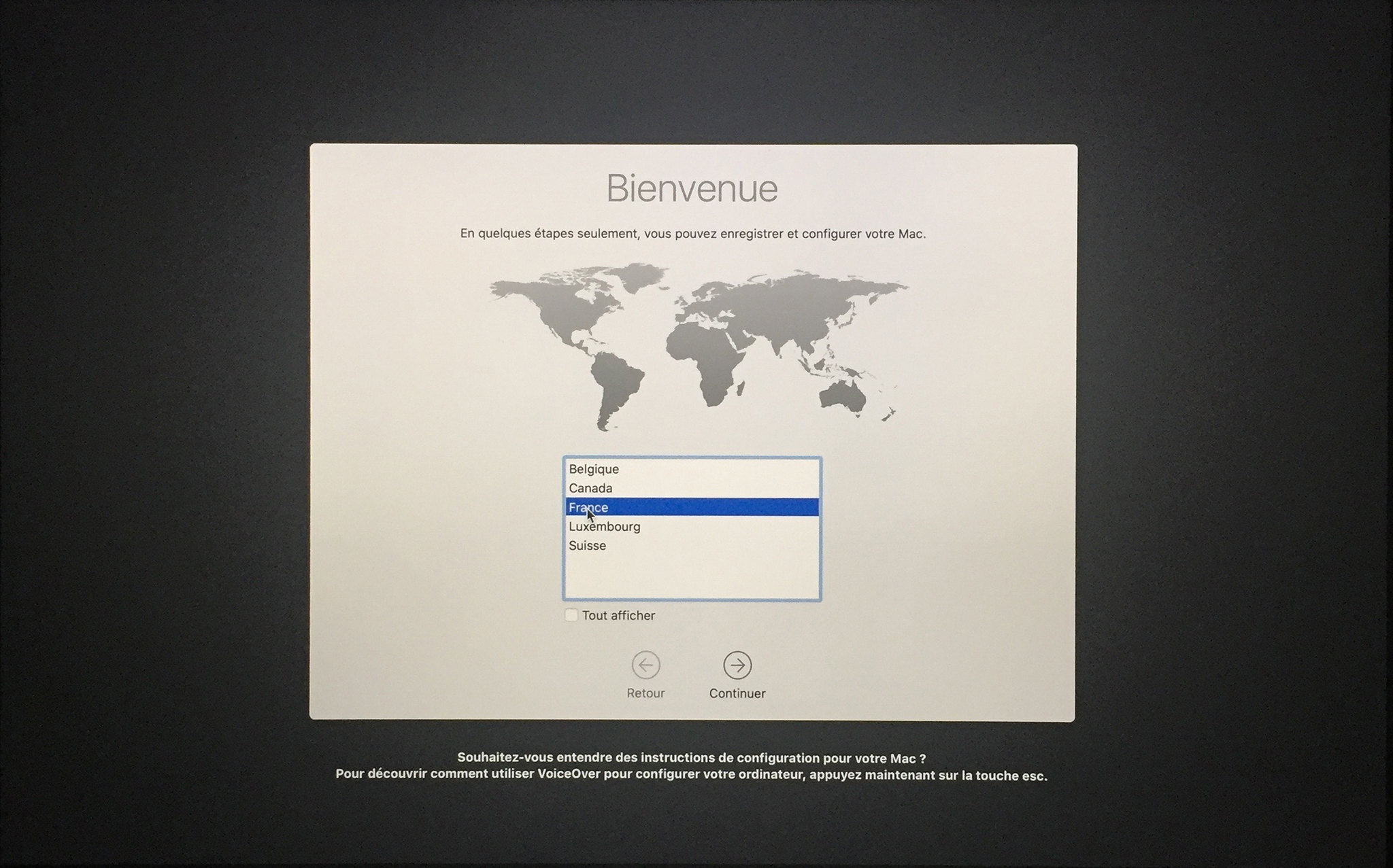Installation mac OS Etape 00013