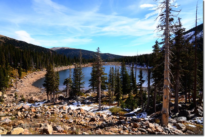 A look back at Lower Chinns Lake from Upper Chinns Lake 1
