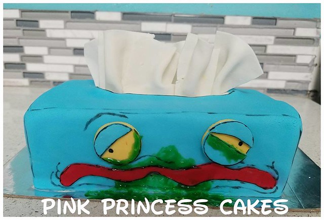 A Snotty Tissue Box Cake by Tresha Capps