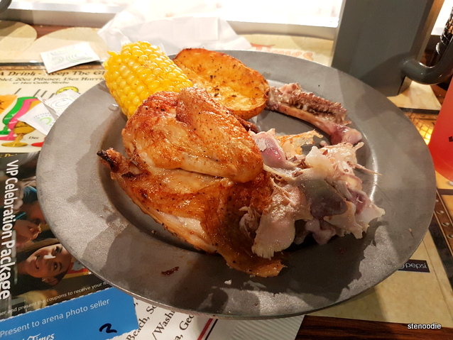chicken with corn and potato