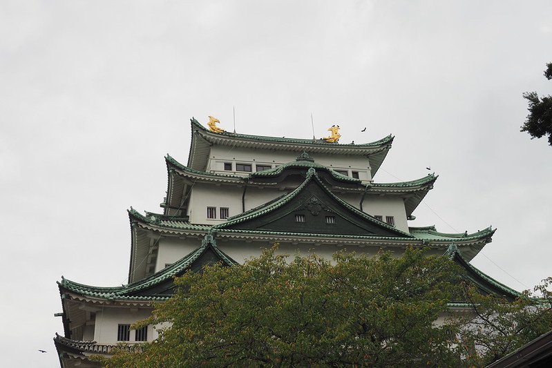 名古屋城天守閣の金鯱