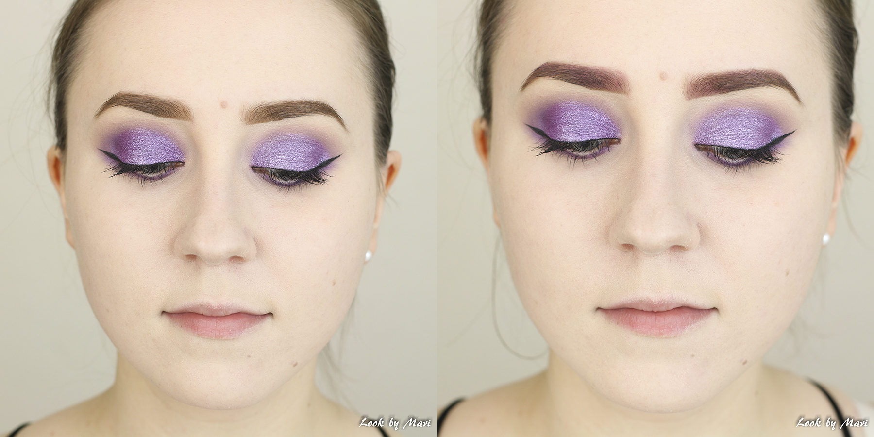 4 colorful brow tutorial lilac violet ideas inspo inspiration