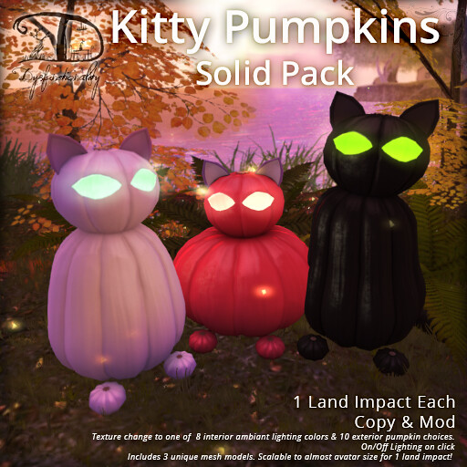 Kitty Pumpkins Solid
