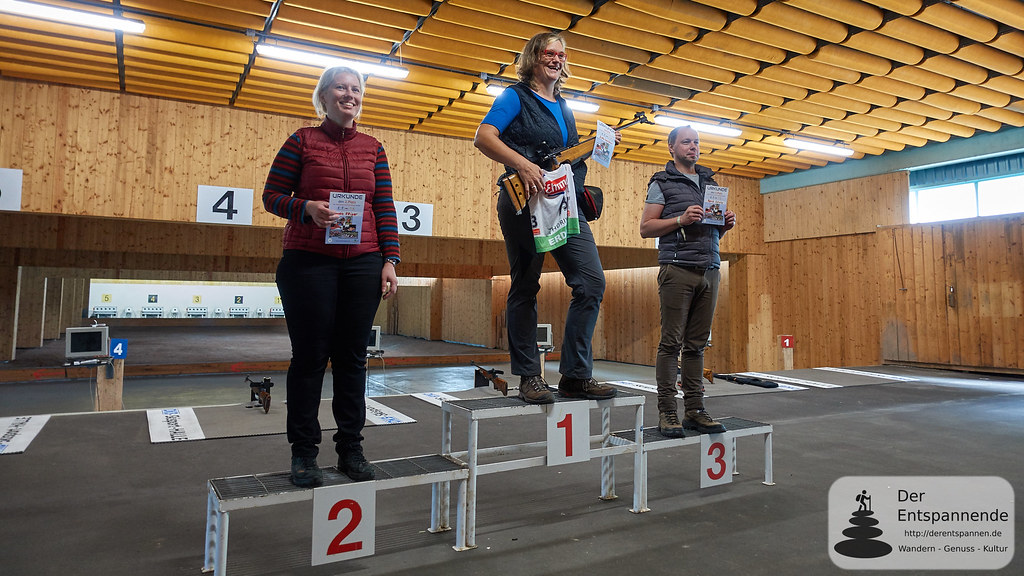 Biathlonschießen: ... and the Winner is Jutta!