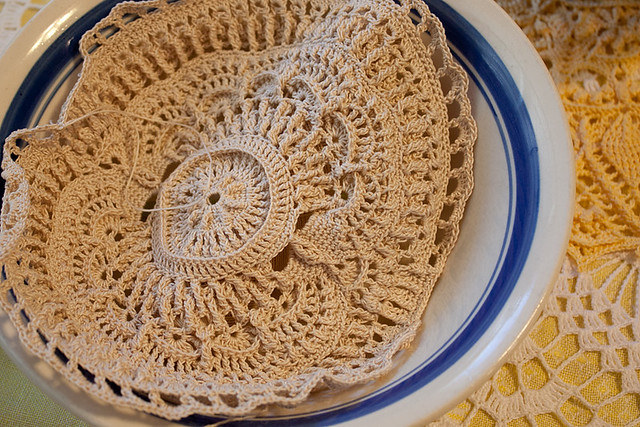 "Marion" Doily WIP