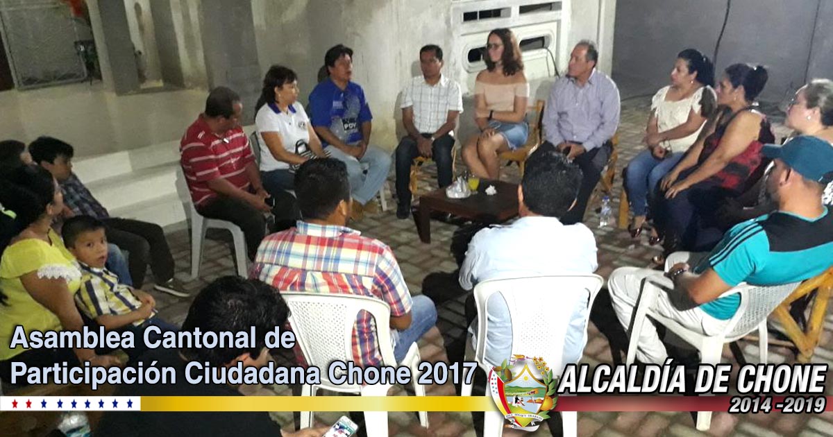 Alcalde de Chone mantuvo reuniÃ³n de trabajo con habitantes de Cdla. Universitaria