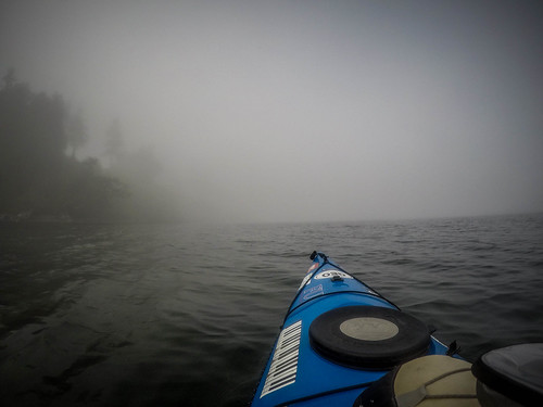 Samish Island Paddling in Fog-7