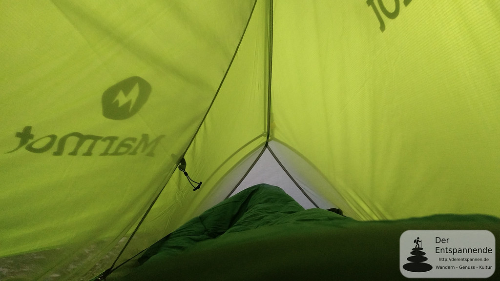 Aufwachen im Zelt