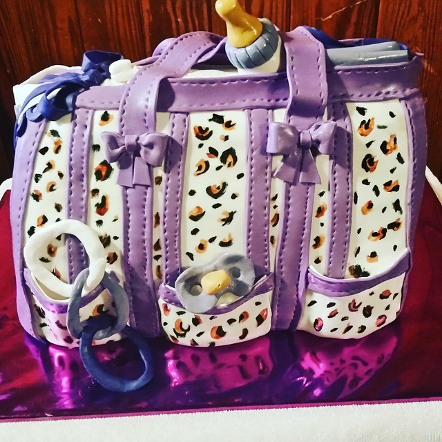 Baby Bag Cake by Brindel Griss of BGCreates