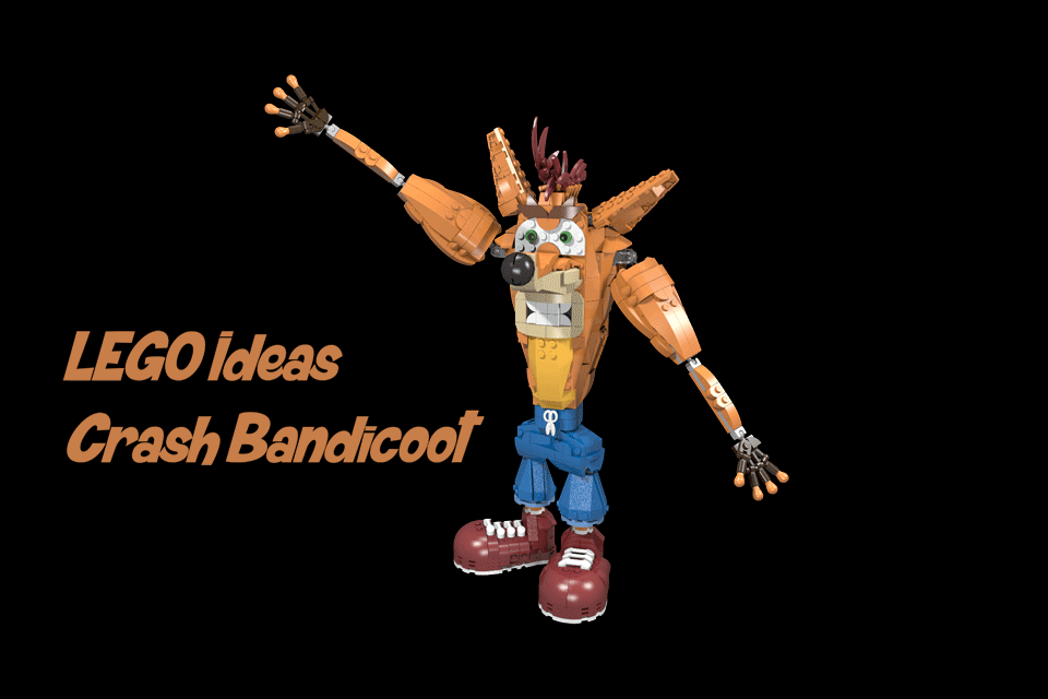 [LEGO Ideas]: Crash Bandicoot 37490536271_e353b3d8be_o
