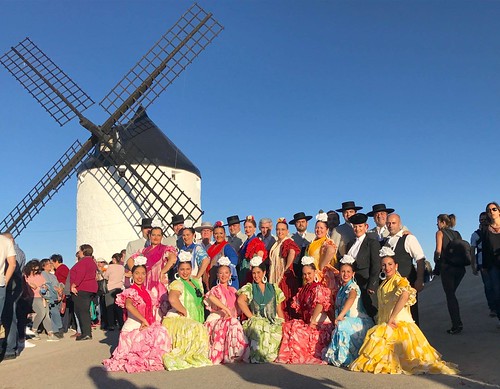 El Grupo de Danzas en el Festival de Consuegra(Toledo)
