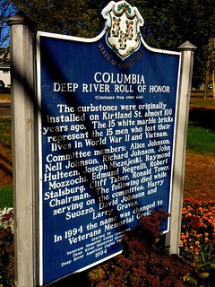 Columbia - Deep River Historical Marker