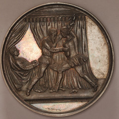 1871 Robinson medal in silver reverse