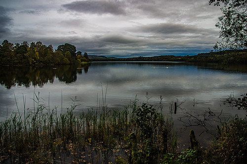 lochoflowes perthshire scotland sky cloud water reflection green pentaxkr pentax pentaxdal peaceful tranquil tranquility