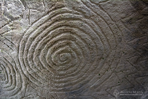Newgrange ceiling spiral