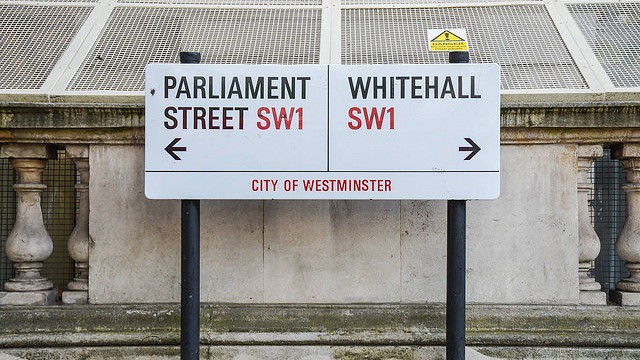 Whitehall road sign