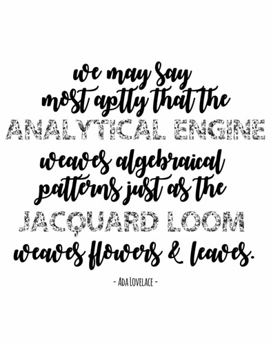Ada Lovelace Quote Art