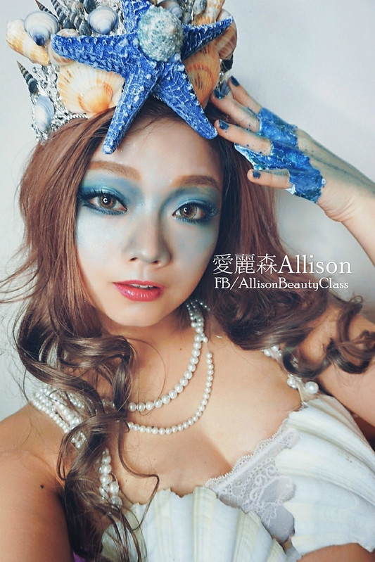 愛麗森妝藝術|The Mermaid華麗人魚妝|colourpop眼影super shock eyeshadow