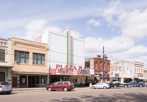 plaza movie theater theatre film wharton county co texas tx