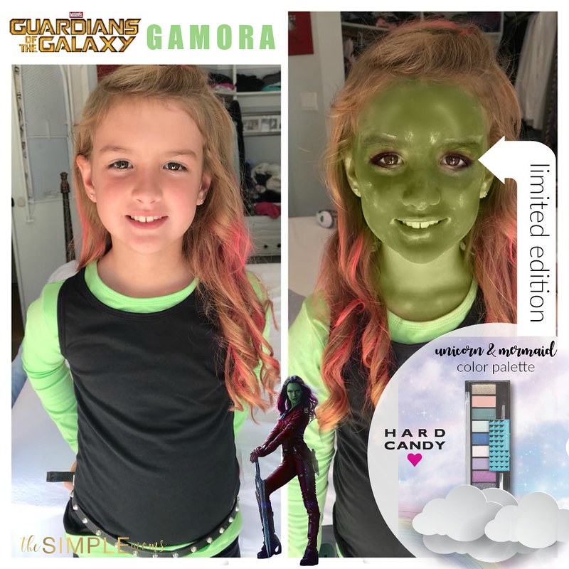 Gamora makeup