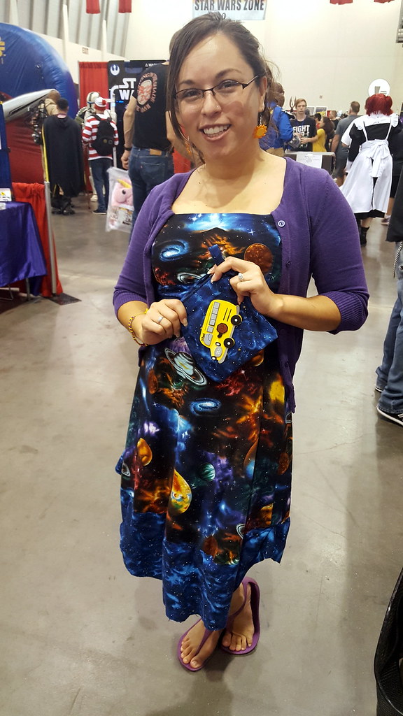 Ms. Frizzle - Magic School Bus. Fantastic Literary Cosplays from Grand Rapids Comic Con