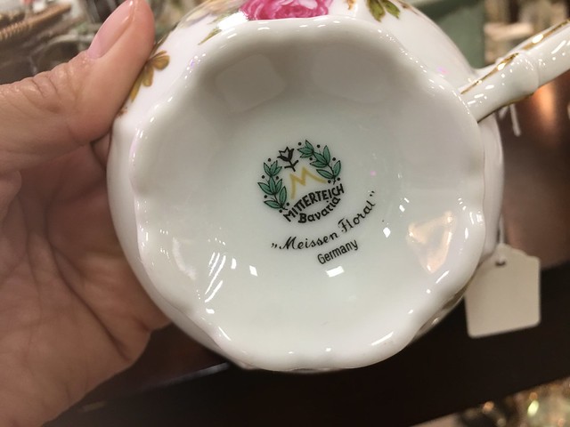 Meissen Floral tea set