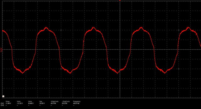 low pass filter with a 12 volt 5.5W led spot