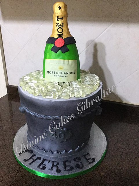 Therese’s 40th Celebration Cake by Divine Cakes Gibraltar