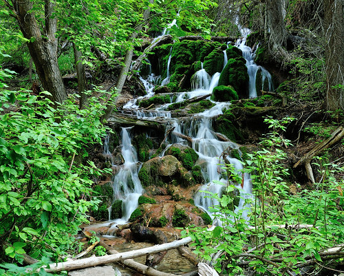 deadhorsecreek waterfall moss forest hanginglakepark creek glenwoodsprings glenwoodcanyon colorado d300s 1685mmvr 1685mmf3556gvr